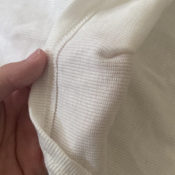 Creamed LacedTank Top. Color: Light cream, Brand: Shein, Size: M(6)tight fitting - Picture 3 of 6